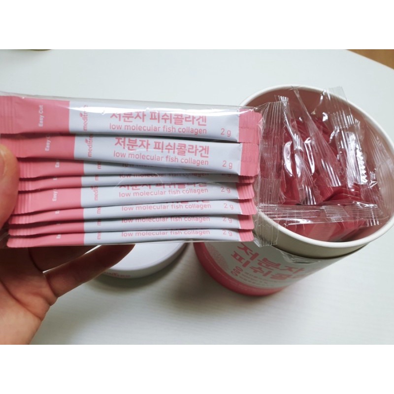 Dưỡng đẹp da căng bóng collagen cá phân tử thấp meditree Hàn quốc 90g