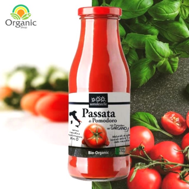 Sốt cà chua hữu cơ 420g Sotto Organic Tomato Sauce