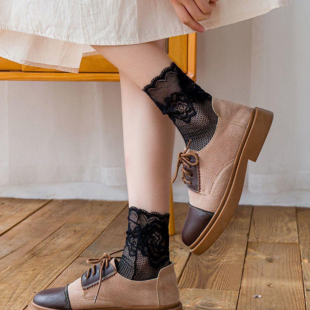 Đôi Vớ Ren Họa Tiết Hoa Thời Trang Lolita Nhật Bản VANES1