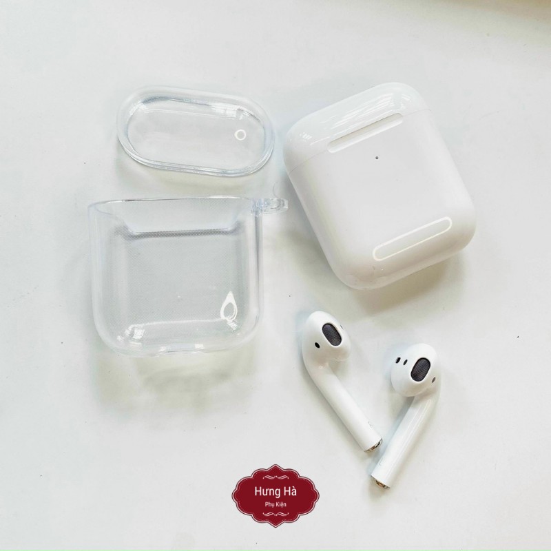 VỏTai Nghe Airpods , Case tai nghe Silicon Trong Suốt bảo vệ tai nghe tuyệt đối hàng dầy dặn