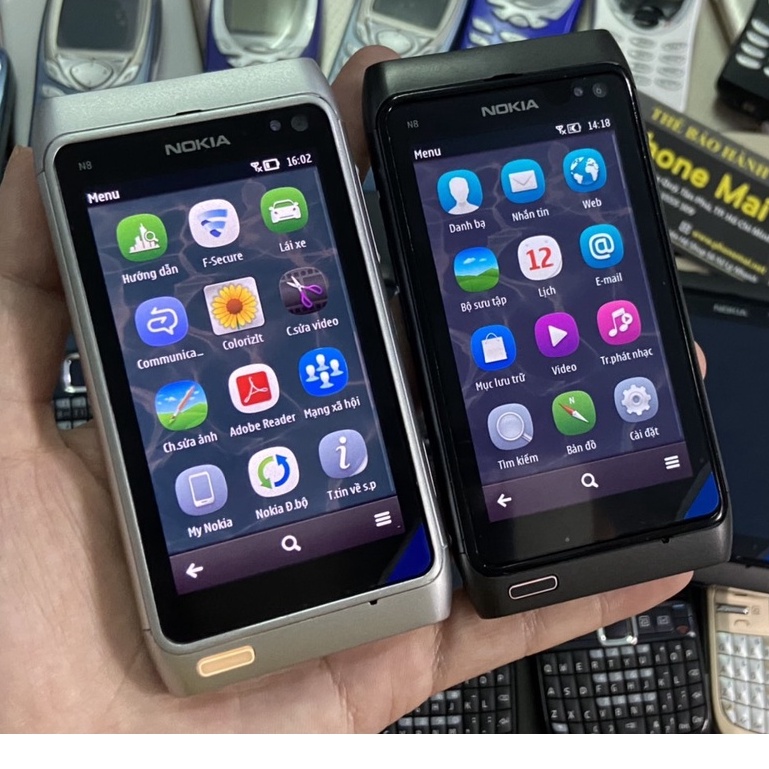 Điện Thoại Nokia N8 Cảm Ứng Bộ Nhớ 16G WiFi 3G Chính Hãng Loa To, Sóng Khẻo - Bảo Hành 6 Tháng