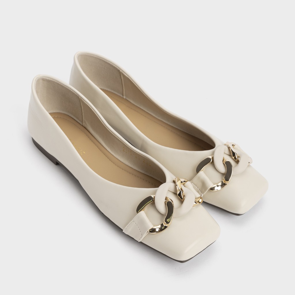 [Mã WABRHP306 giảm 15% đơn 299k] Giày Bệt Nữ Khoá Xích Mũi Vuông HAPAS - GBB146 | BigBuy360 - bigbuy360.vn