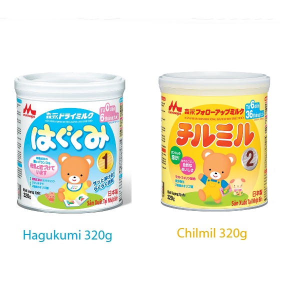 Sữa Morinaga Hagukumi số 1 - 2 320g, đổi quà hấp dẫn