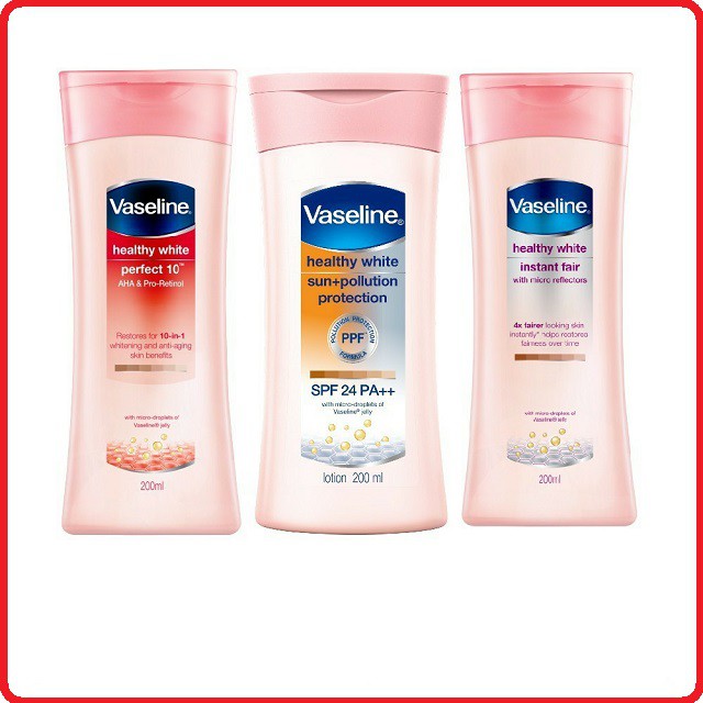 Sữa dưỡng thể trắng da Vaseline 200ml | BigBuy360 - bigbuy360.vn