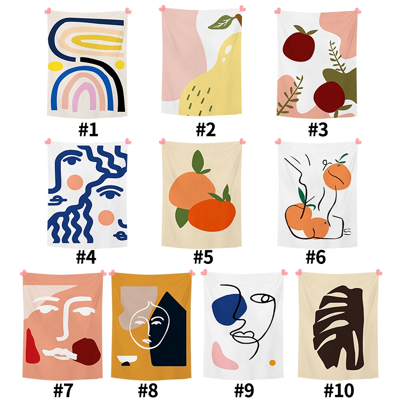 Thảm Treo Tường Trang Trí Kích Thước 30x40cm Phong Cách Bắc Âu | BigBuy360 - bigbuy360.vn