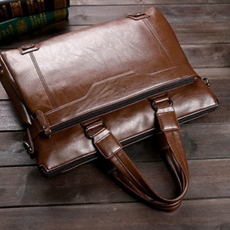 Túi xách da mềm thời trang cho nam | BigBuy360 - bigbuy360.vn