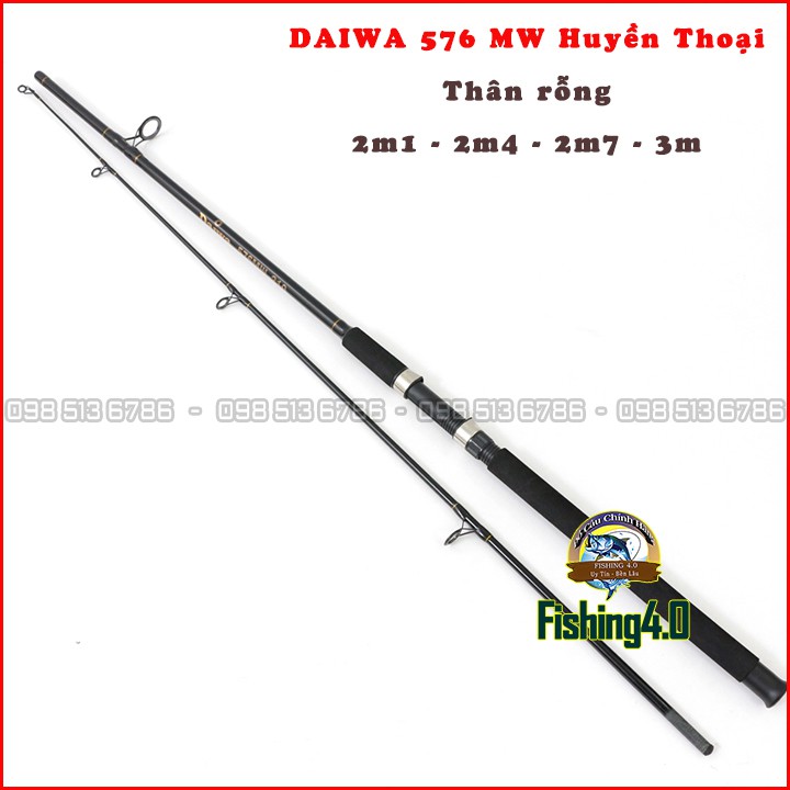 Cần Câu 2 khúc Daiwa 576 MW Huyền Thoại 2m1 - 2m4 - 2m7 - 3m0