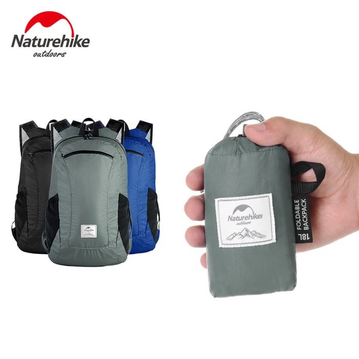 Naturehike Balo Du Lịch Siêu Nhẹ Chống Thấm Nước 18l Gấp Gọn Tiện Dụng