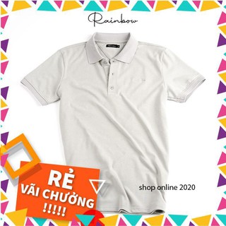 Áo nam/áo polo thun cotton cao cấp rainbow rbmlsh - 001