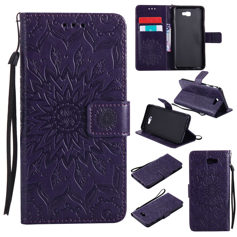 Bao da điện thoại hình hoa hướng dương cho Samsung J7/J7（2016）/J7 Prime | BigBuy360 - bigbuy360.vn