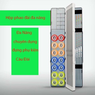 Hộp phao câu đài đa năng ABS 16 trục silicon 55cm