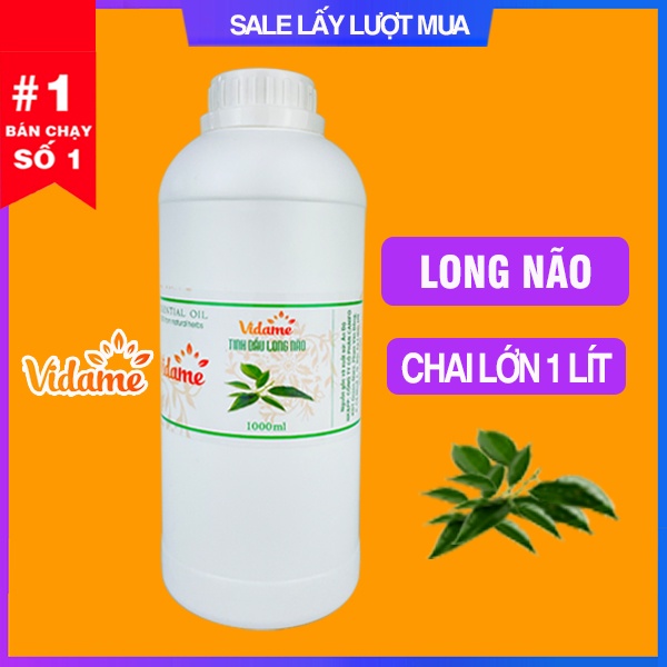 [TRỢ GIÁ] 1 Lít Tinh Dầu Long Não VIDAME - HÀNG CÔNG TY nhập khẩu ẤN ĐỘ có kiểm định COA - Long não khử mùi, đuổi muỗi