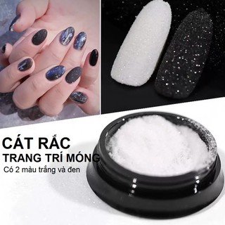 Cát Rắc Trắng Đen Trang Trí Móng