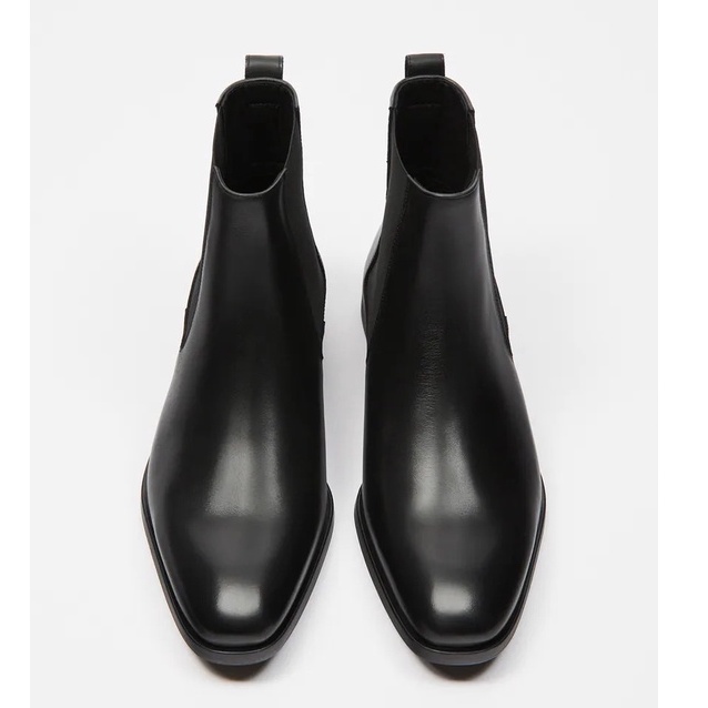 Giày Chelsea boots thời trang nam tăng 3.5cm chiều cao chất liệu da bò nguyên tấm đế crepe | BigBuy360 - bigbuy360.vn