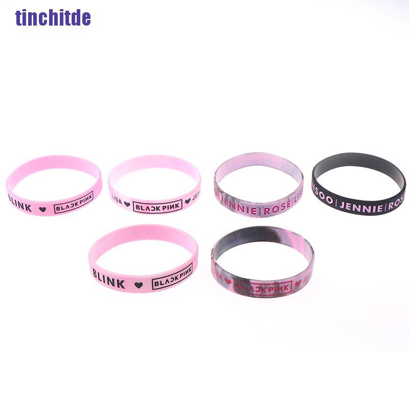 Vòng Tay Silicone In Hình Blackpink Lisa Jisoo Music