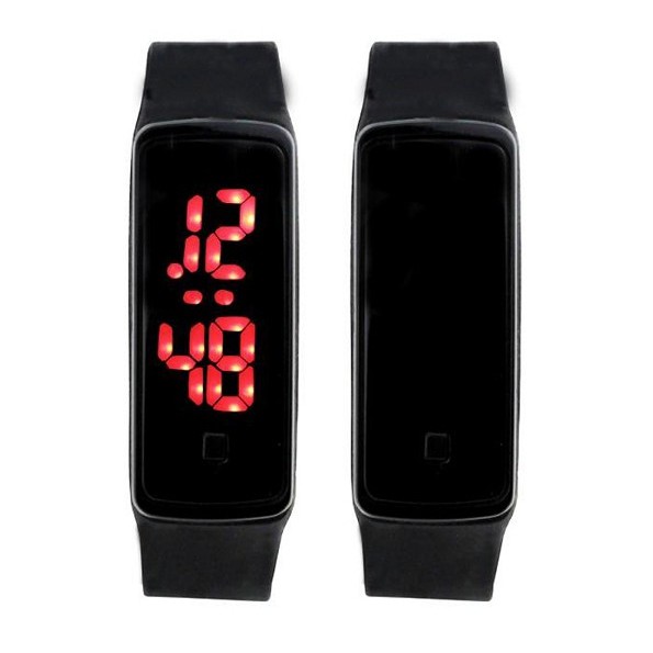 Đồng Hồ Led Nam Nữ Dây Silicon Mặt Giả Kính Thời Trang Thể Thao | BigBuy360 - bigbuy360.vn