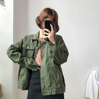 Jacket denim kaki nhiều màu
