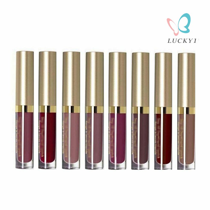 (Hàng Mới Về) Set 8 Son Môi Dạng Lỏng Lâu Trôi Không Dính Dành Cho Nữ | BigBuy360 - bigbuy360.vn