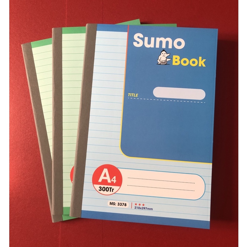 Sổ may gáy Sumo A4 Hải Tiến 300 trang cao cấp