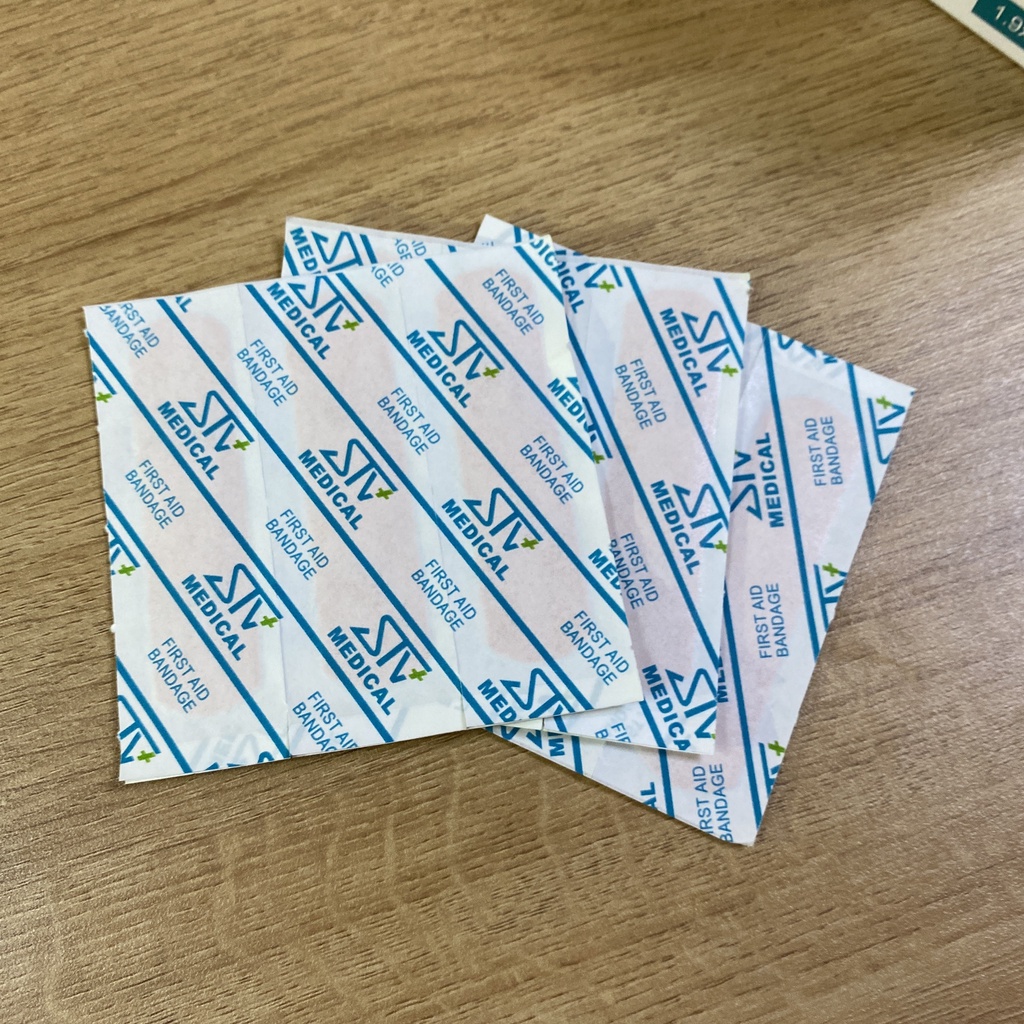 Băng Gâu STV Hộp 102 Miếng Dán Vết Thương, Băng Cá Nhân Urgo, Băng Y Tế Sơ Cứu Vết Thương