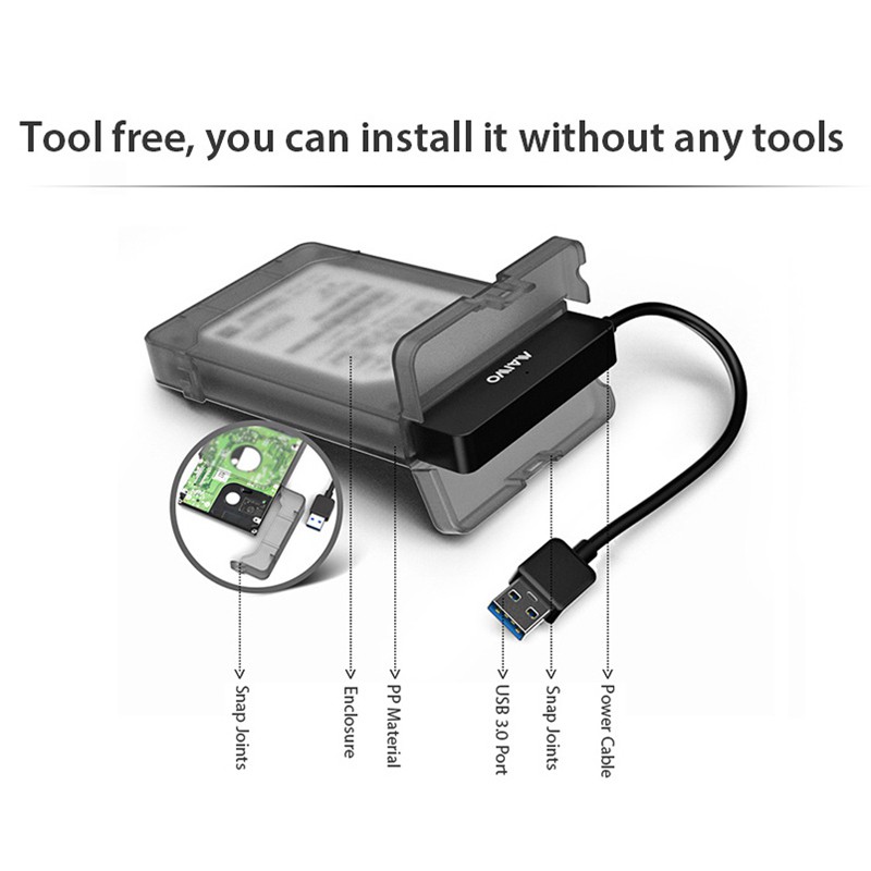 Vỏ Ổ Cứng Maiwo K104 Usb 3.0 Sang Sata 3.0 Hdd 2.5 Inch | BigBuy360 - bigbuy360.vn