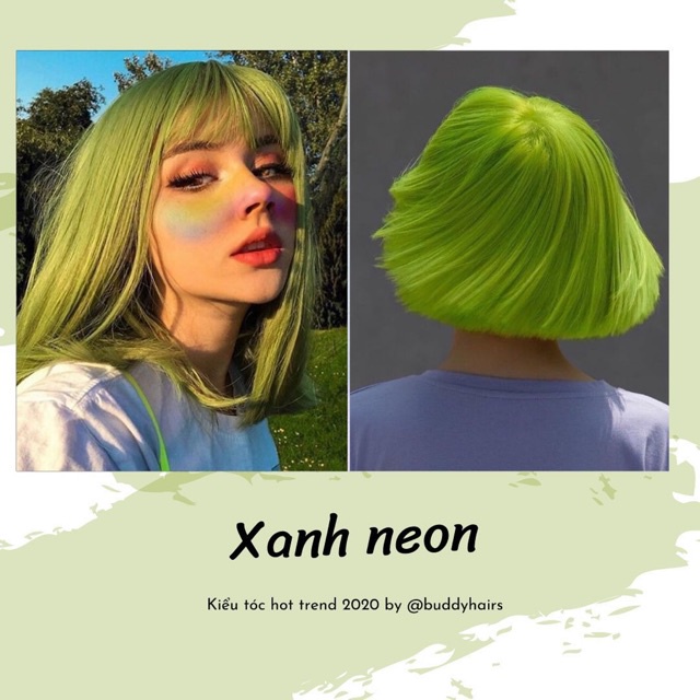 Thuốc nhuộm tóc Xanh neon