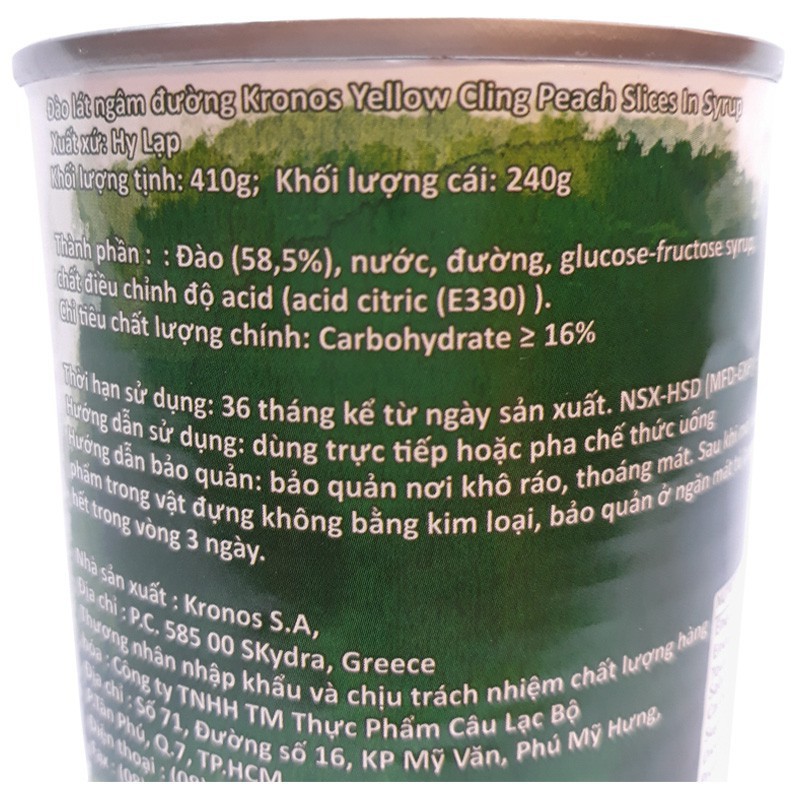 ĐÀO NGÂM NƯỚC ĐƯỜNG KRONOS LON Sơn LỚN 820G DATE 2023 | BigBuy360 - bigbuy360.vn