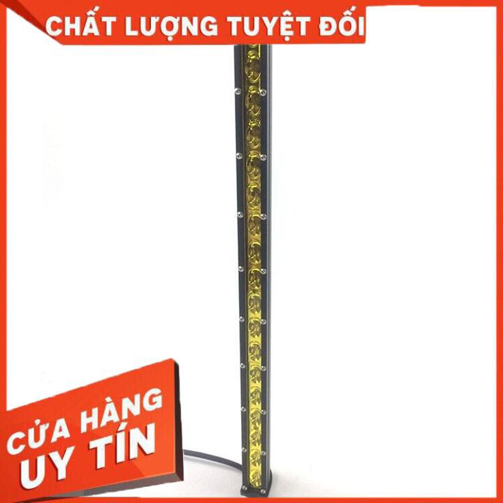 Đèn Pha LED Bar 18 Bóng Dài 50cm Dành Cho Ô Tô Ánh Sáng Vàng