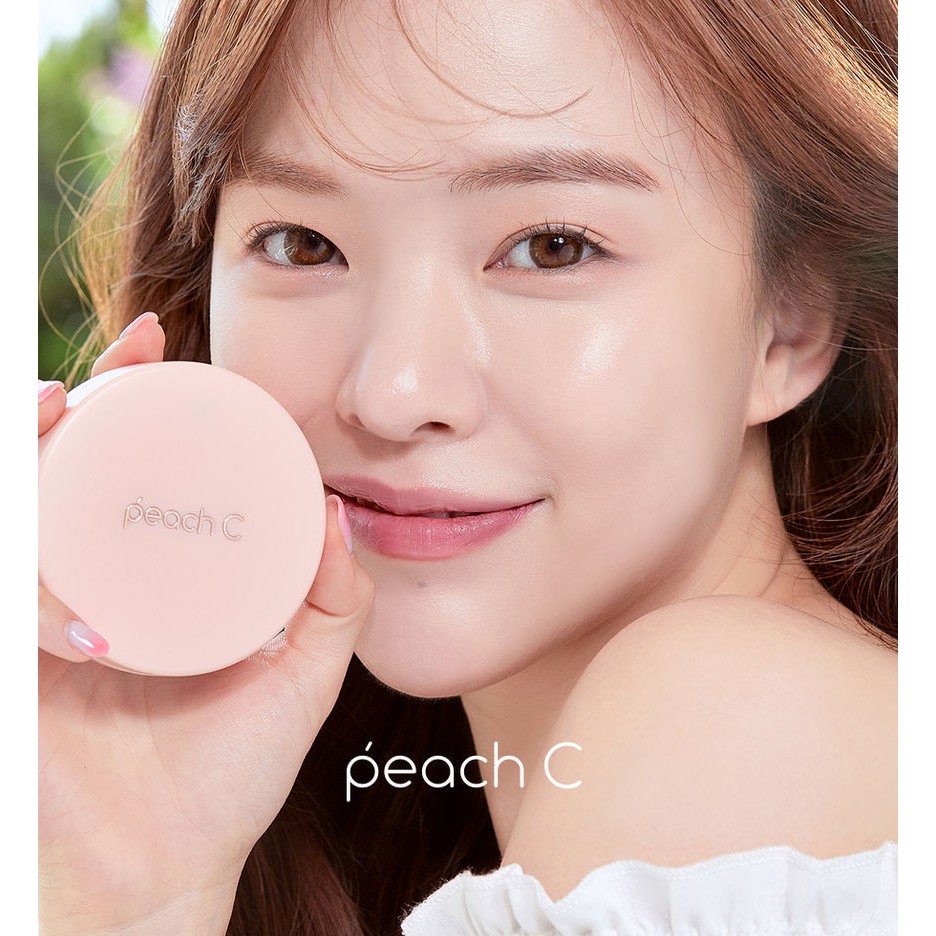 Phấn Nước Peach C Honey Glow Cover Cushion Dưỡng Ẩm Hoàn Hảo | BigBuy360 - bigbuy360.vn