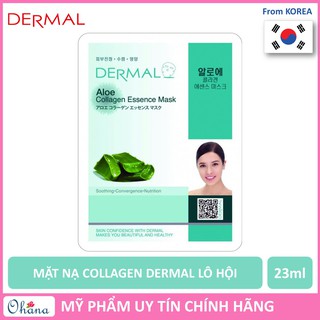[Cực Hot] Mặt Nạ Dermal Collagen Dưỡng Da Tinh chất Lô Hội - Hàn Quốc