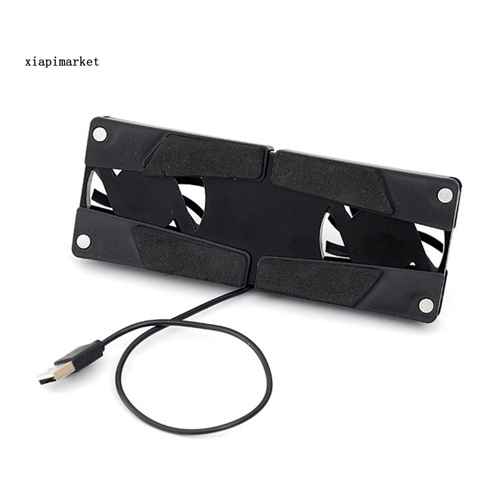Quạt Tản Nhiệt Làm Mát Hai Đầu USB Không Ồn Cho PC Laptop