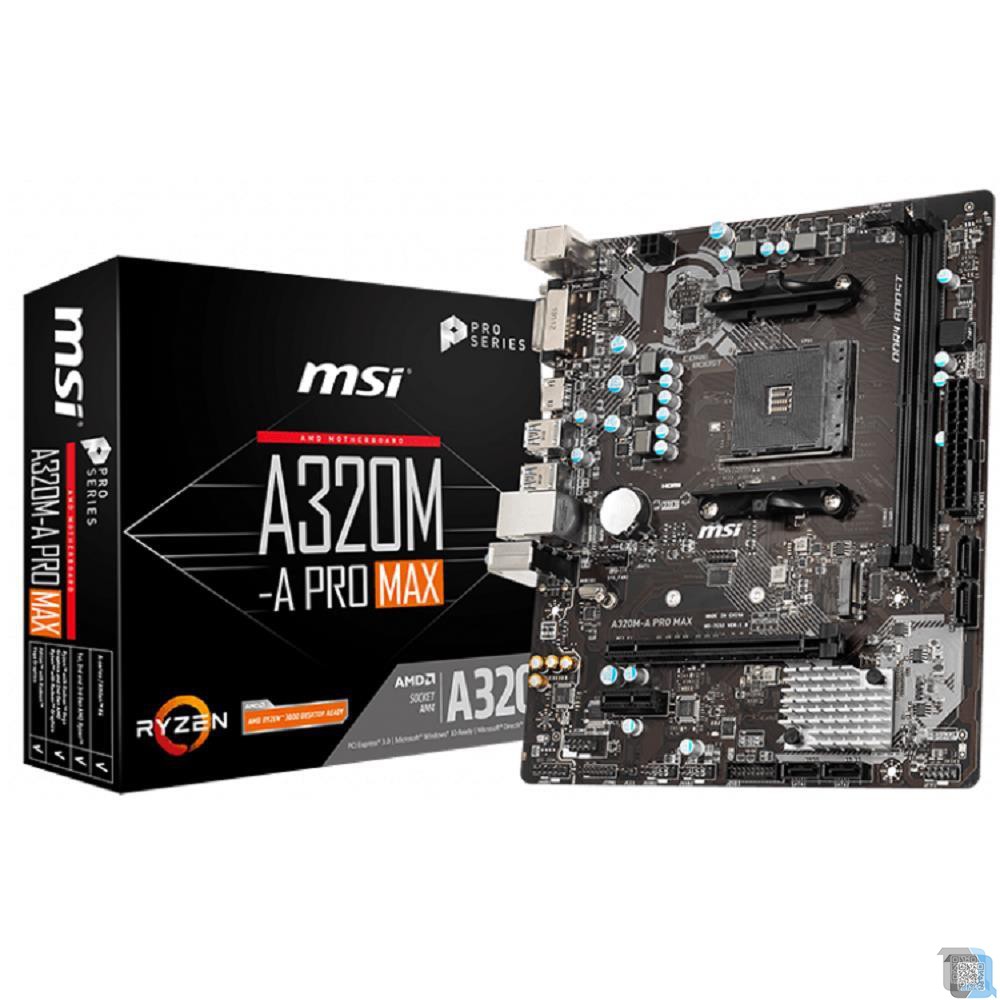 BO MẠCH CHỦ MSI A320M-A PRO MAX M2 SATA FULL BOX