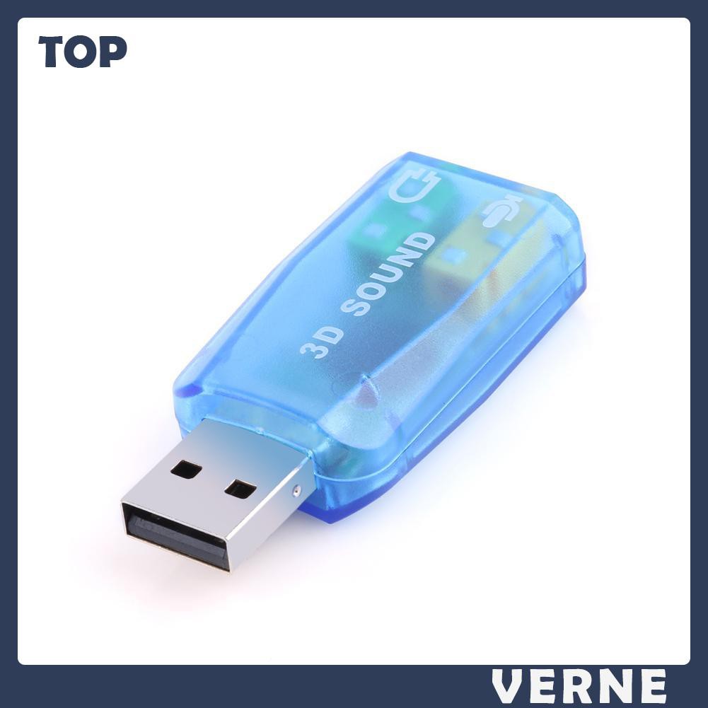 Card Âm Thanh Usb 3d Cho Máy Tính