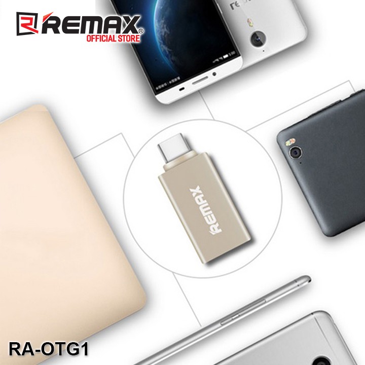 Đầu chuyển OTG Remax RA-OTG1 cổng Type-C ra USB âm