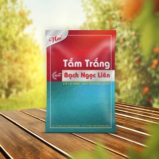 Kem tắm trắng bạch ngọc liên 2in1 - lên tone rõ rệt - không vàng lông - không châm chích