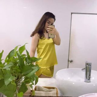 Bộ Ngủ 2 dây lụa mát lịm
