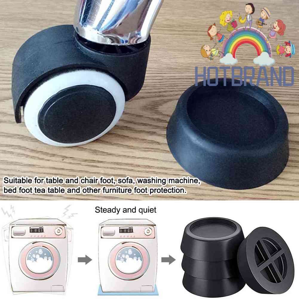 Bộ 4 Miếng Lót Chân Bàn Ghế Bằng Cao Su Chống Trượt Tiện Dụng