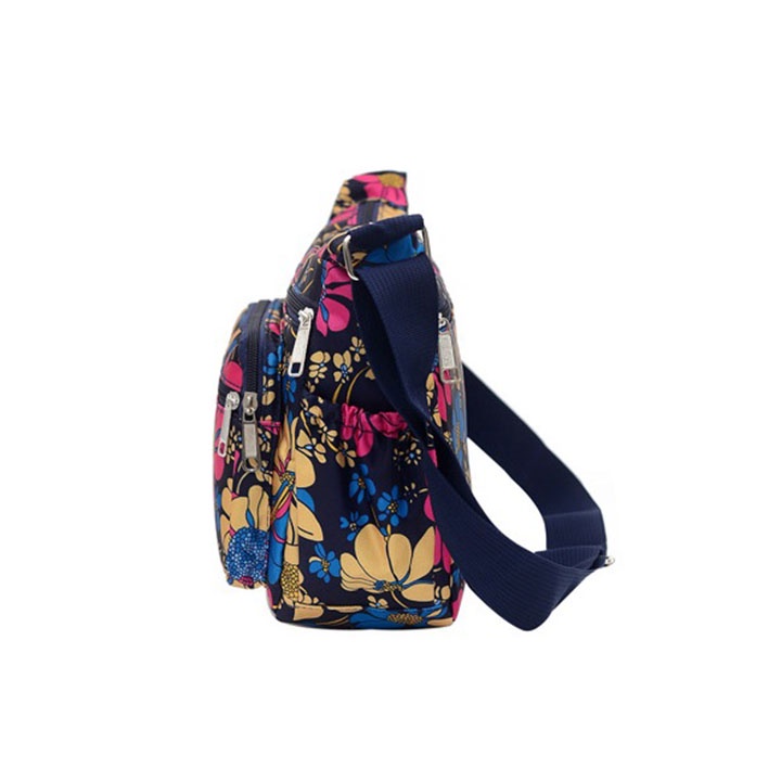 Túi xách họa tiết vải dù chống thấm nước size 30cm đựng vừa khổ giấy A4 TUI-25