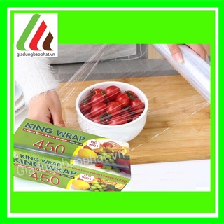 Màng Bọc Thực Phẩm KING WRAP 450 - FOOD WRAP 250  An Toàn Cho Sức Khoẻ