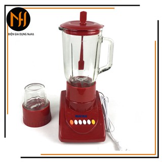 Máy xay sinh tố matika mtk-3105 công suất 300w xay cực nhanh 2 cối xay thủy tinh- hàng chính hãng