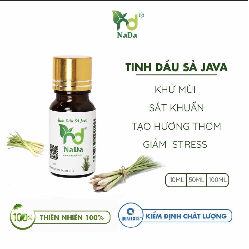Tinh Dầu Thiên Nhiên Nguyên Chất NADA - SẢ JAVA