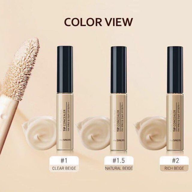 Kem Che Khuyết Điểm The Saem Cover Perfection Tip Concealer
