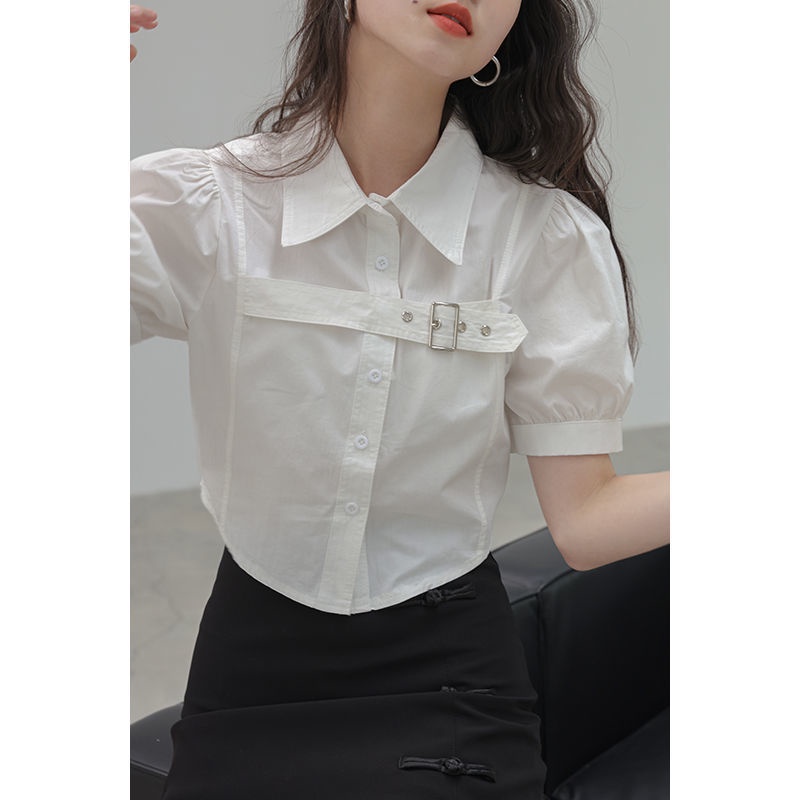 Áo Sơ Mi Tay Phồng Thời Trang Mùa Hè Dành Cho Nữ