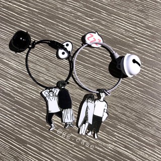 Móc khóa in hình quà tặng cặp đôi couple dễ thương (hình thật của shop)