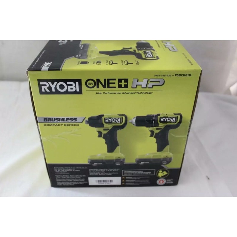 Combo ryobi 18v one+hp mới 100%