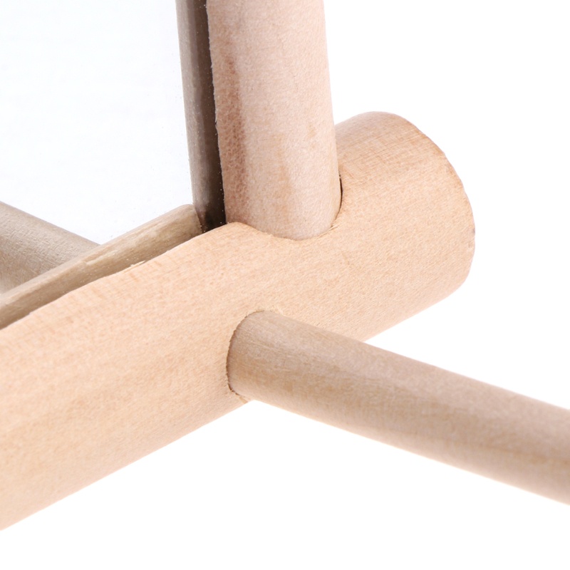 Gương Đồ Chơi Bằng Gỗ Kèm Thanh Đứng Vui Nhộn Cho Chim Vẹt