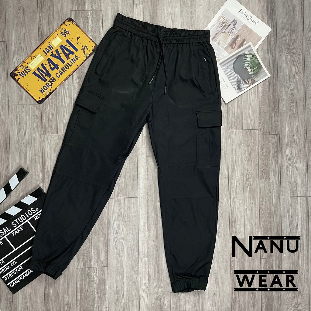 Quần Jogger Nam Nữ bó gấu túi hộp NANU WEAR phong cách đường phố DX - 185