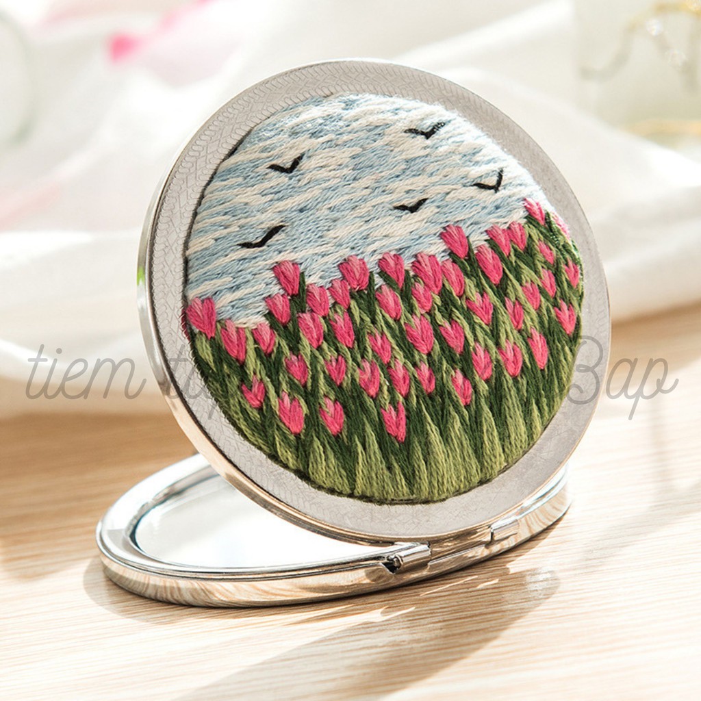 Kit Thêu Gương Khảm Họa Tiết Mẫu Mới