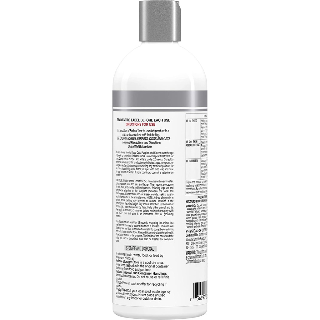 Dầu Tắm Ngăn Ngừa Ve Và Bọ Chét Cho Chó Mèo Veterinary Formula Clinical Care Flea and Tick Shampoo SUPERPETS VIỆT NAM