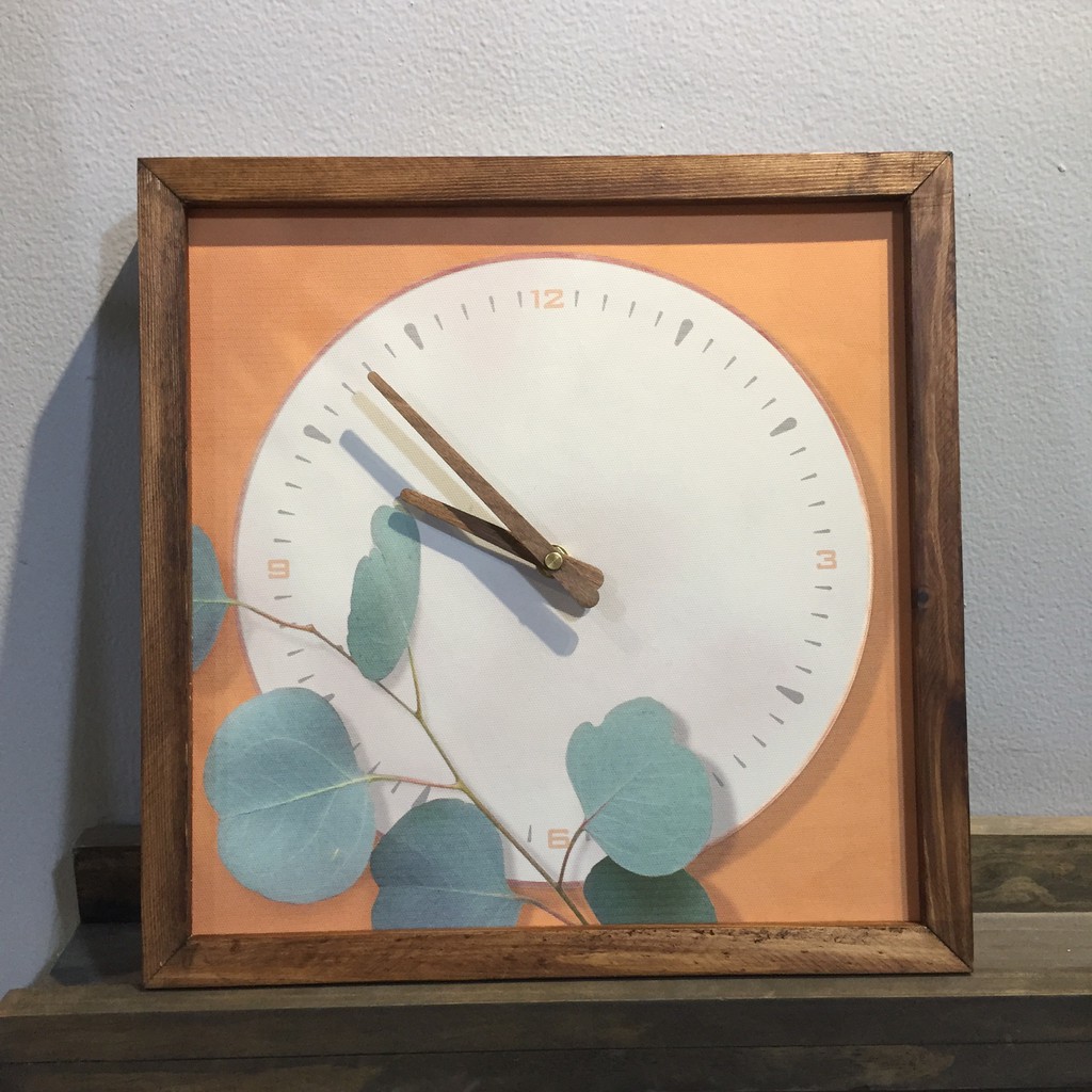 Đồng hồ treo tường gỗ |Tranh đồng hồ trang trí tường | Artclock Soyn C41